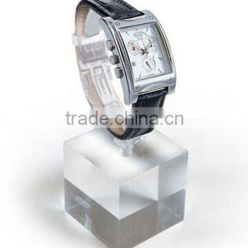 New Clear Acrylic Watch Display Stand Block