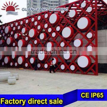 customized with pattern light hanging landscape holiday light chinese simple light drum