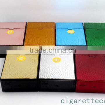 Green Embossed Wave Shape Plastic Cigarette Case for 20s Kind Size 85mm Cigarette Pack Holder photo-4