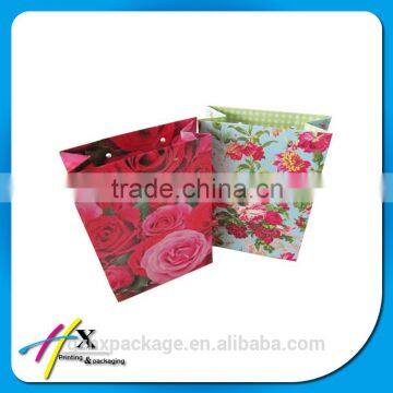 Colorful Cute Printing Paper Gift Bag For Girls