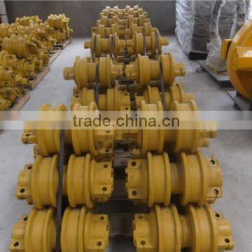 shantui bulldozer SD23 double flanges track roller from China manufcture