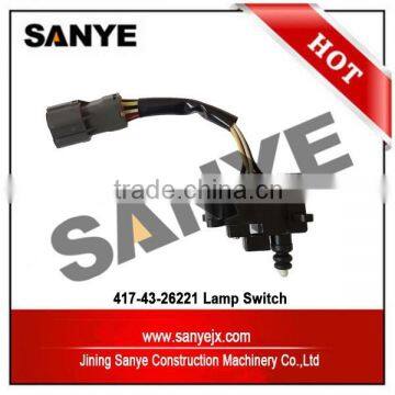 Genuine Loader Parts 417-43-26221 Lamp Switch WA380-6 WA470-6 WA430-6 Operator Compartment and Control System