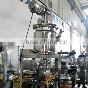 Liquid blister packing machinery for industrial jam