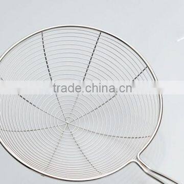3 Sizes Net Leakage Stainless Steel Frying Colander Filter Mesh Line Loushao Dumplings Spoon Kitchen Supplies S59 photo-3