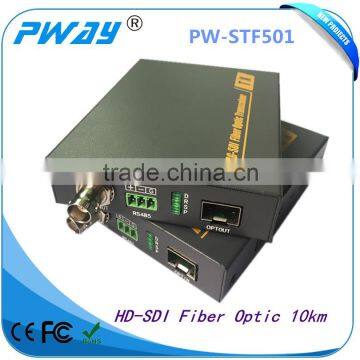 Hd/ Sd/ 3g Sdi to Fiber Optical Converter 1080p With RS485 10km photo-2