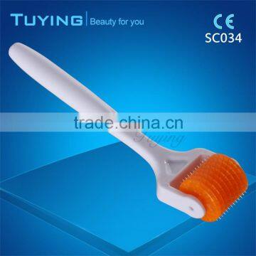 Top quality micro therapy needle mini skin roller titanium mts dermaroller for stretch marks removal meso roller dermaroller