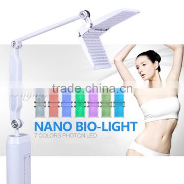 Led Light Therapy Home Devices 7 Lights Led Pdt Led Skin Whitening Infrared Light Facial Machine PDT Beauty Salon Machine Skin Whitening Blue 630nm