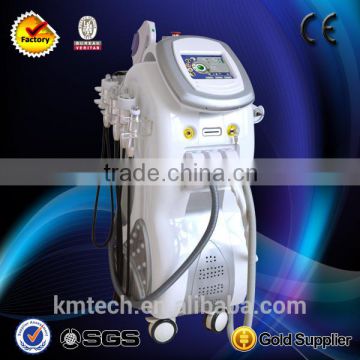 2015 Salon 9 in 1 multifunciton beauty clinic equipment with IPL +Nd yag laser