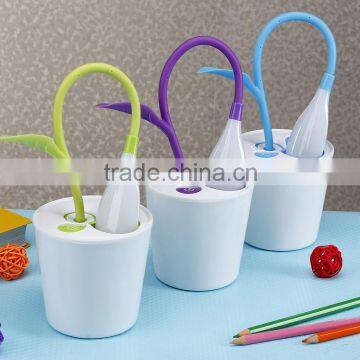 Modern Sapling Pen - Holder Desk Light Lithium Battery Led Table Lamps With Touch Dimmer photo-2