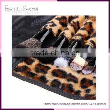 12pcs leopard high ranking cosmetic brush set makeup