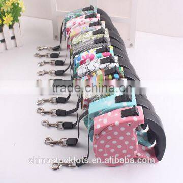 Fashion Design Colorful Handhold Pet Leash Retractable Dog Leash