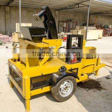 Easy operation small scale hydraulic brick machine clay interlocking brick machine price in Ghana