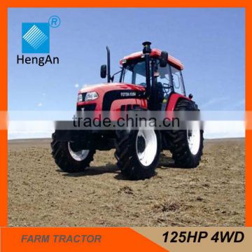 FOTON 125hp 4wd tractor 1254 with air cabin