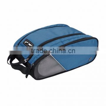 Nylon portable travel custom printed drawstring shoe bags