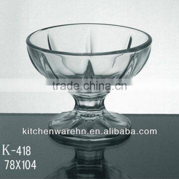 Haonai 210618 glassware,printed ice cream cups