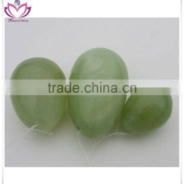 Free Shipping Egg Shape Exercise Ball,green Jade Eggs,vaginal Exercise Jade Eggs for Sale