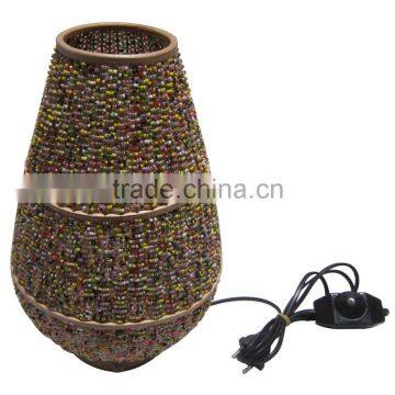 Bead lamp with lotus bulb shape for home decoration