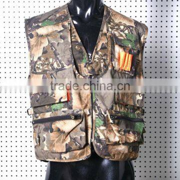 2016 Factory direct sale latest product outdoor canvas fishing vest men's sportswear