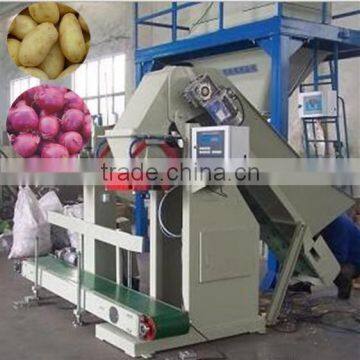 CE approved Onion/Potato packaging weigher with wegih and package