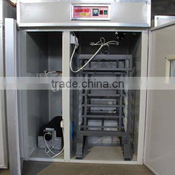 2016 Full automatic circulation wind incubator with eggs trolly