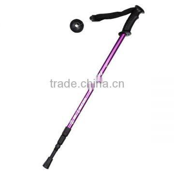 Lightweight Hiking Alpenstock,OEM Walking Stick For Safety,EVA Handle Trekking Pole photo-4