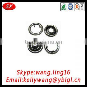 Guangdong Manufacturer Custom Made OEM Prong Snap Buttons, Aluminum Botton photo-4