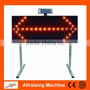 Aluminum Board Solar led Safety Sign