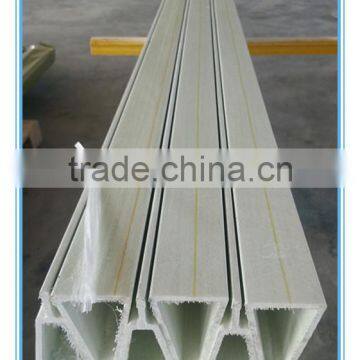 Trapezoidal Frp Plastic Slat Floor Beam/GRP FRP Beam Pultruded Profile photo-3