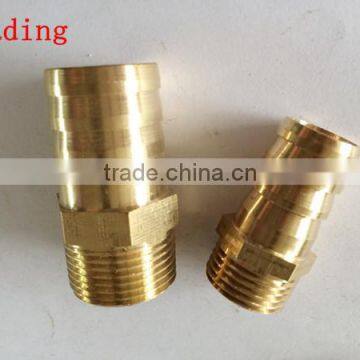 brass connector ,threaded connection with sleeve for rubber hose male ,hose batb copper connector ,1/8" 1/4" 1/2" 3/4" *6 8 10