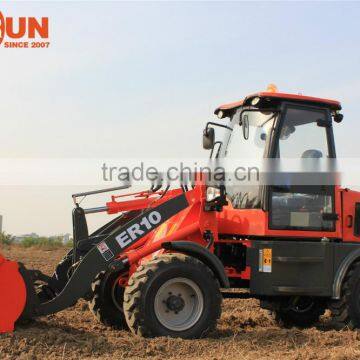 Qingdao Everun New 1.0 Ton Farm Machinery Mini Wheel Loader Made In China photo-2