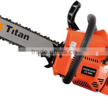 Titan 38CC gas chain saw with CE, MD certifications tools