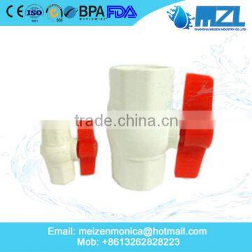 2015 MZL New Product PVC Ball Valve, PVC Pipe Fittings With Good Quality Popular in British