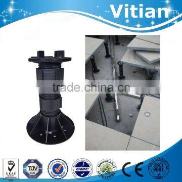 Factory wholesale WPC adjustable raised floor support pedestal