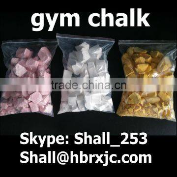 top grade cube gym chalk with color