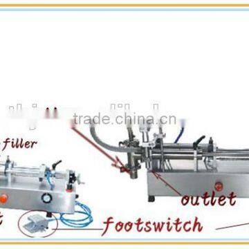 Pneumatic Shampoo Semi Automatic Liquid Filling Machine photo-6