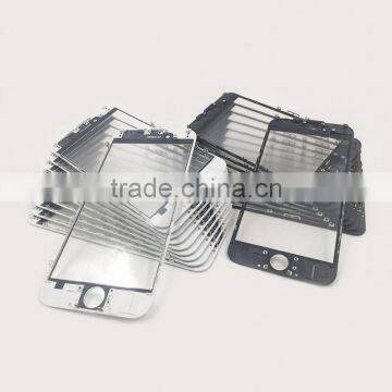LCD Display Front Cover Lens Glass +cold Press Frame +OCA Optical Glue Assembly for Iphone Series photo-3