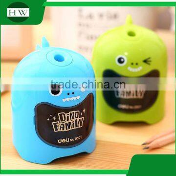 Portable Plastic Colorful Funny Child Cartoon Dinosaur Battery Electric Pencil Sharpener photo-4