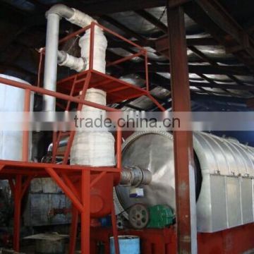 Waste plastics and waste tire rubber refining equipment