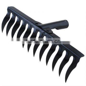 Metal Garden Rake Head 10 12 14 16 18 Teeth Hand Tool