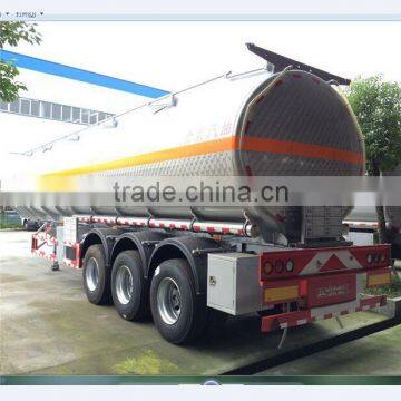 45000liters stainless steel oil liquid semi-trailer fuel tank