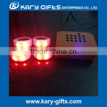 Remote Control LED Bracelets, Flashing RF LED Wristband for Live Concert Events