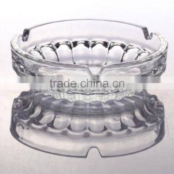 Wholesale Unique Competitive price clear Glass Ashtray round glass ashtray