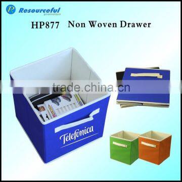Promotion Non woven foldable storage box Drawer