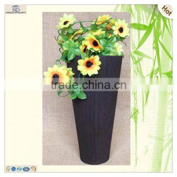 High Quality Round Square Paint Wood Flowerpot Pot photo-4