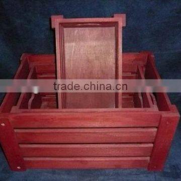 Cheap Colorful Handmade Used Wooden Fruit Crates for Sale photo-4