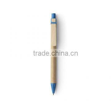 Recycled Paper Ballpoint Pen With Cardboard Barrel,wooden Clip photo-4