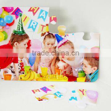 Polymer Puzzle Sublimation blank jigsaw puzzle best gift for children