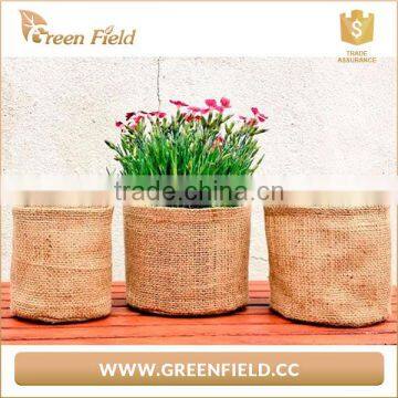 Hydroponic Plant Jute Fabric Eco-friendly Grow Bags photo-3