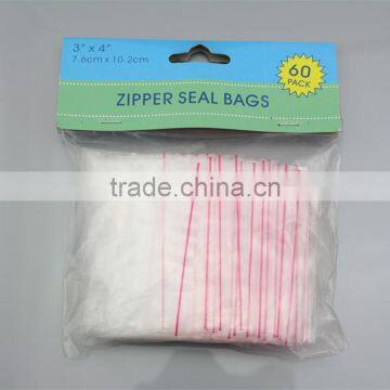 60 Packs Zipper Seal Bags pe Plastic Bag pe Mesh Bag and pe Bag photo-2