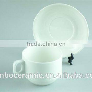 Classic Small Coffee Cup and Saucer Set, Porcelain Tea Cups and Saucers Cheap Wholesale photo-3